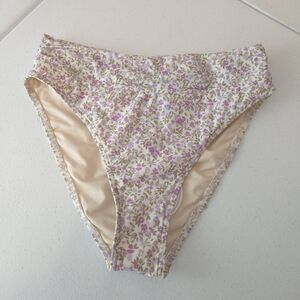 Peony Women's Yesterday Ruched Hi Waist Pant Swim Bottom